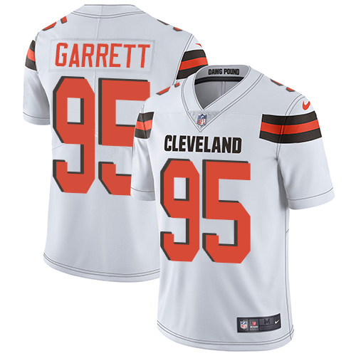 2019 men Cleveland Browns #95 Garrett white Nike Vapor Untouchable Limited NFL Jersey->new york giants->NFL Jersey